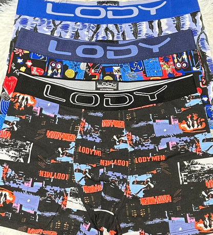 Boxer Hombre Algodón Y Lycra Estampado Lody Men Surtido