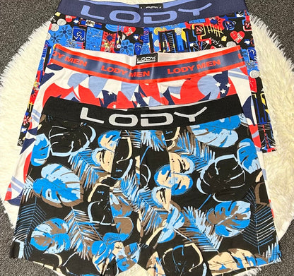 Boxer Hombre Algodón Y Lycra Estampado Lody Men Surtido