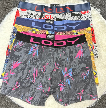 Boxer Hombre Algodón Y Lycra Estampado Lody Men Surtido
