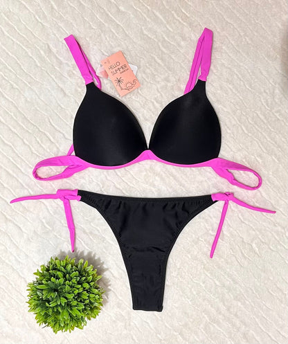 Malla Bikini Triangulo De Microfibra Con Less Andressa 22010