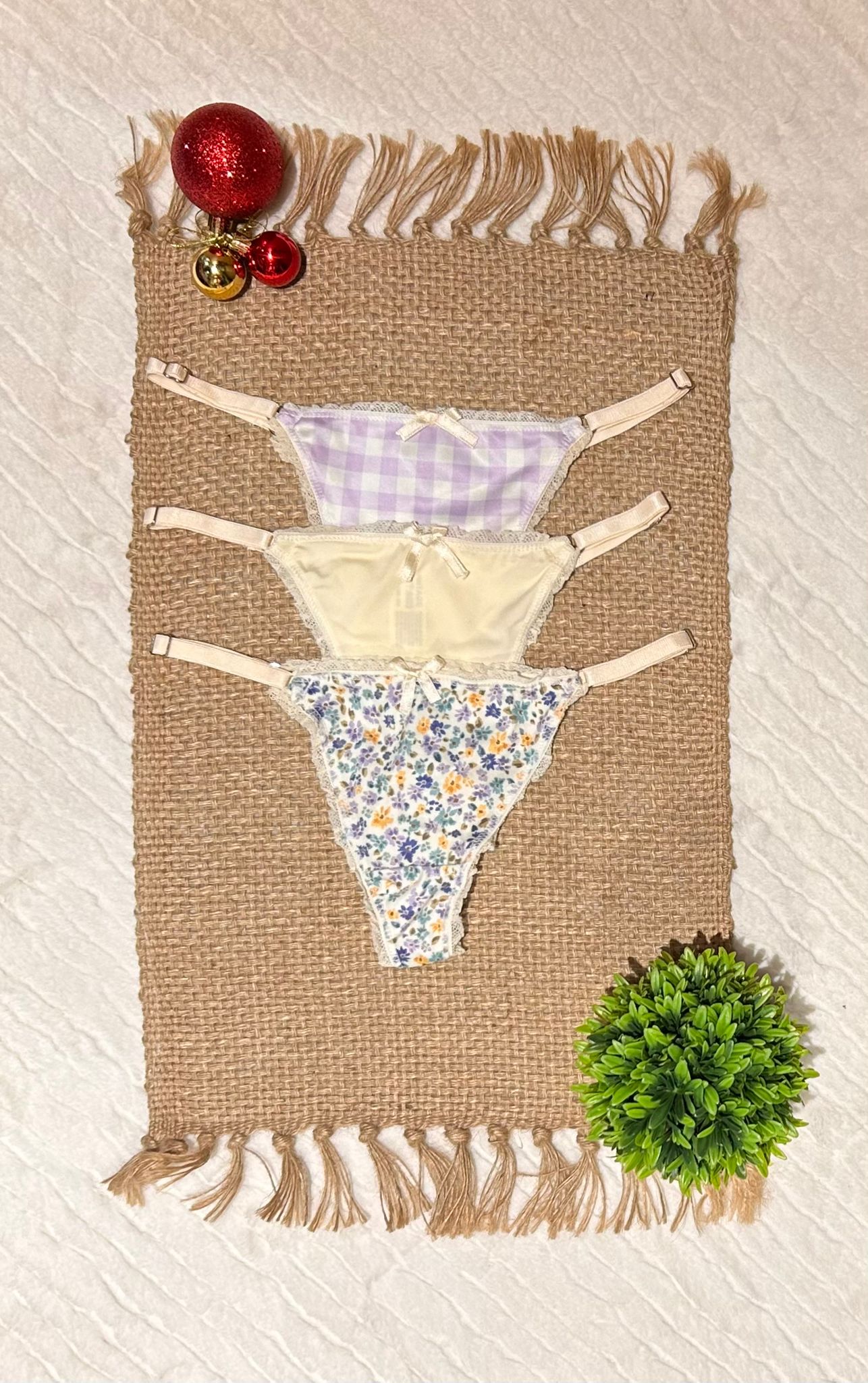 Bombacha Pack X 3 Colaless Microfibra Estampada Vintage 4409