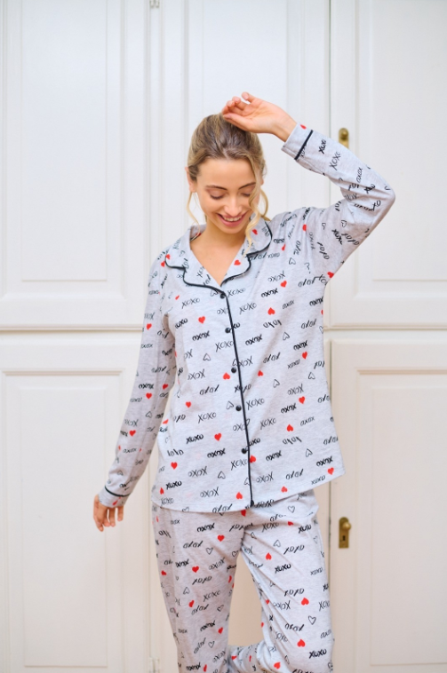 Pijama Camisero Dama Emmy 6511