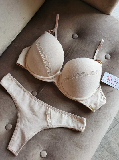 Conjunto De Soutien Y Bombacha De Algodón Kaury 4950