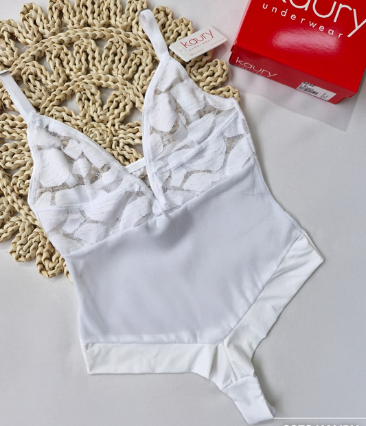 Body De Encaje Y Microfibra Kaury 8232