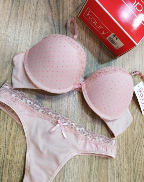 Conjunto De Soutien Y Bombacha De Algodón Kaury 9910