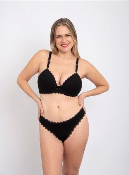 Conjunto De Lenceria Soutien Y Bombacha Natubel 99